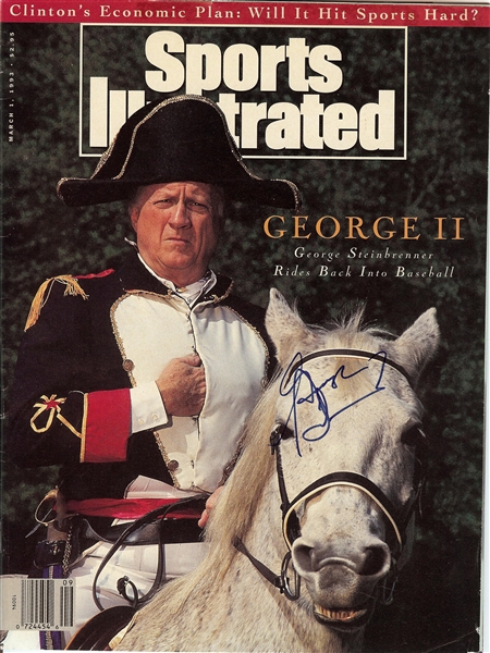 George Steinbrenner Signed Sports Illustrated Magazine (1993) (PSA/DNA)