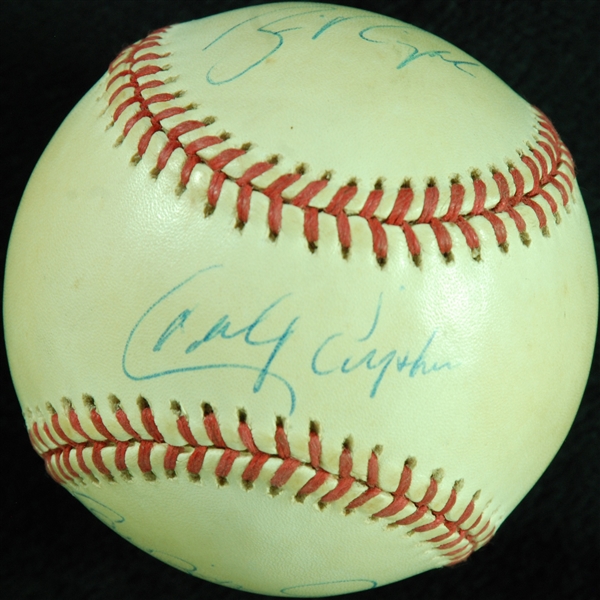 Ripken Family Multi-Signed OAL Baseball (3) with Cal Sr., Cal Jr. & Billy (PSA/DNA)