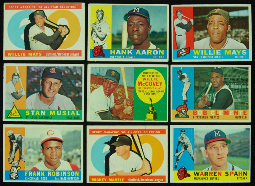 1960 Topps Baseball Complete Set (572)