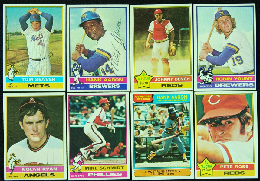 1976 Topps Baseball Complete Set Plus Traded (704)