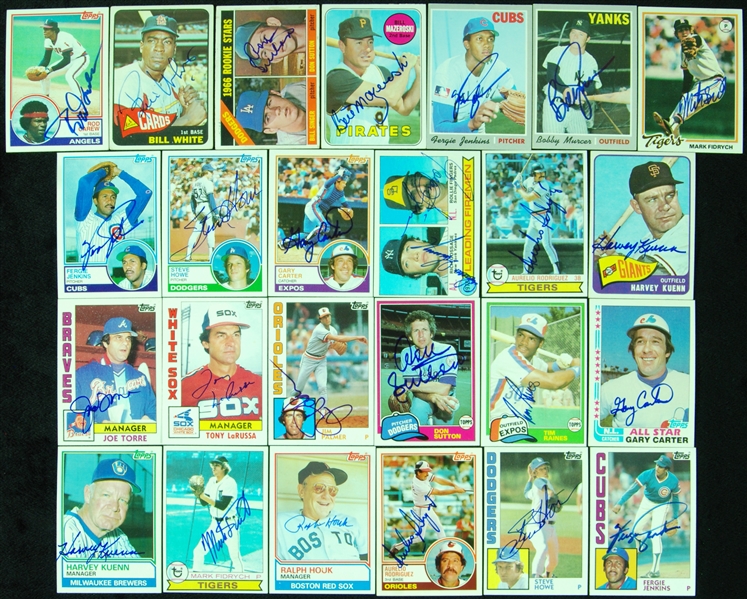 Signed 1959-1990 Topps Baseball Group (1650)