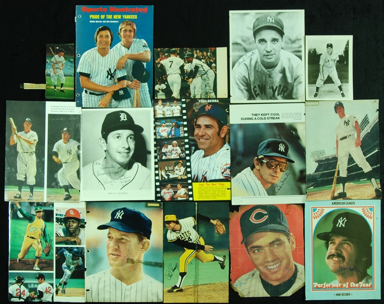 New York Yankees Signed Magazine Photo Group (124)