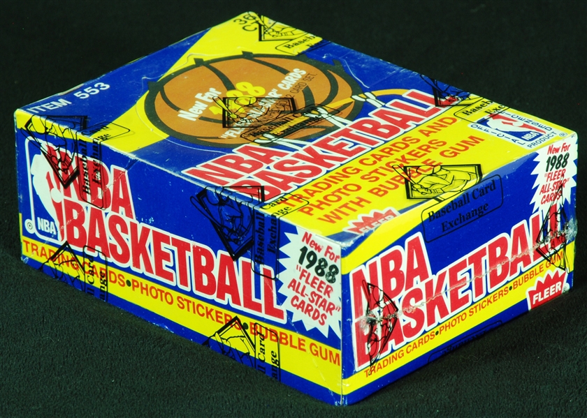 1988-89 Fleer Basketball Wax Box (36) (BBCE)