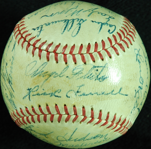 1948 Washington Senators Team-Signed OAL Baseball (25)