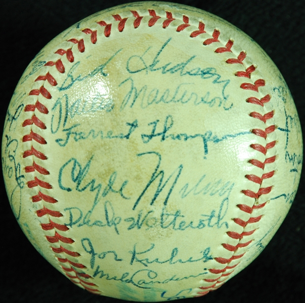 1948 Washington Senators Team-Signed OAL Baseball (25)