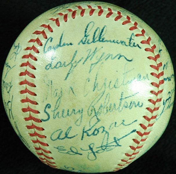 1948 Washington Senators Team-Signed OAL Baseball (25)