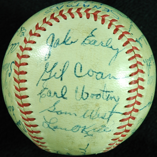 1948 Washington Senators Team-Signed OAL Baseball (25)