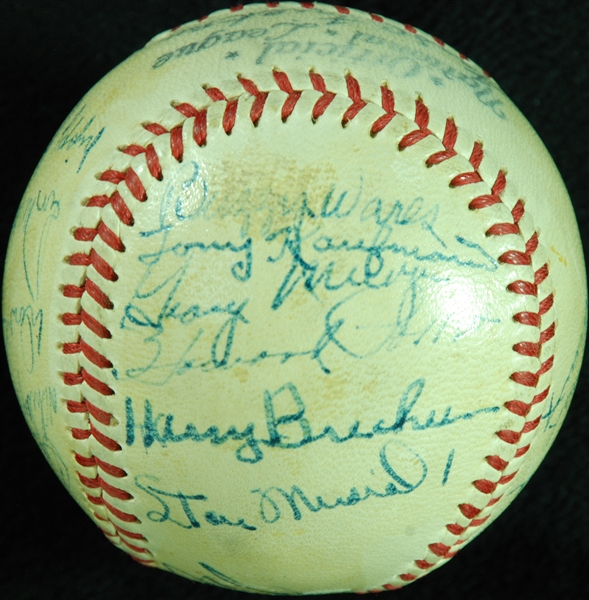 1948 St. Louis Cardinals Team-Signed ONL Baseball (21) (PSA/DNA)