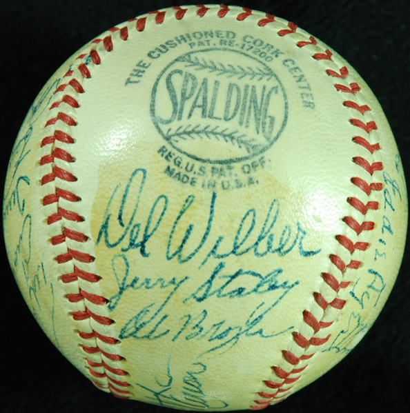 1948 St. Louis Cardinals Team-Signed ONL Baseball (21) (PSA/DNA)