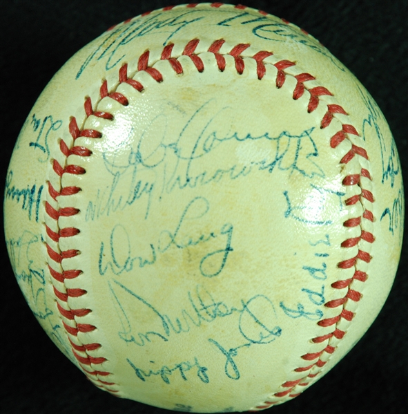 1948 St. Louis Cardinals Team-Signed ONL Baseball (21) (PSA/DNA)