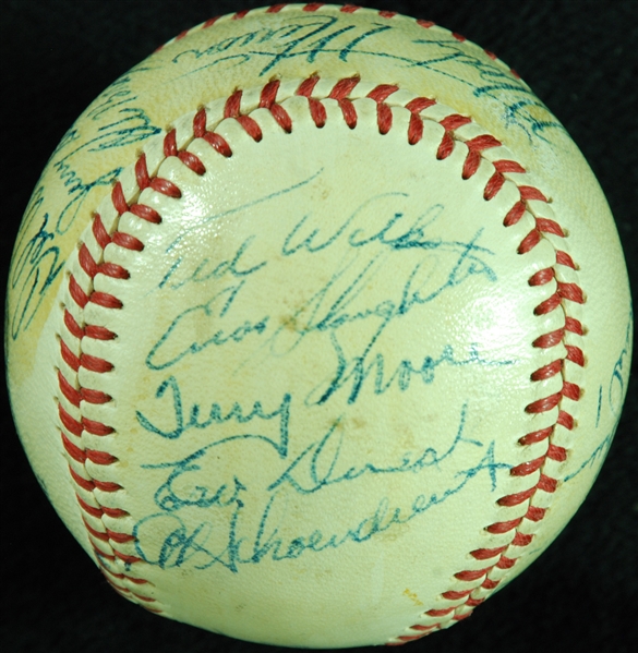 1948 St. Louis Cardinals Team-Signed ONL Baseball (21) (PSA/DNA)