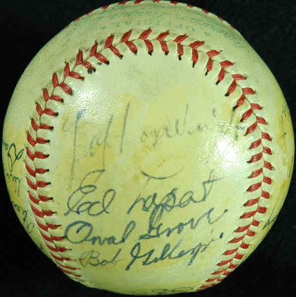 1947 Chicago White Sox Team-Signed OAL Baseball (19) (PSA/DNA)