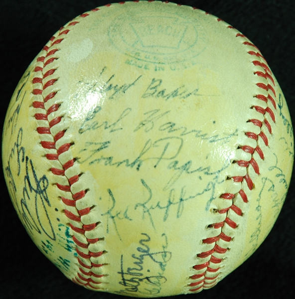 1947 Chicago White Sox Team-Signed OAL Baseball (19) (PSA/DNA)