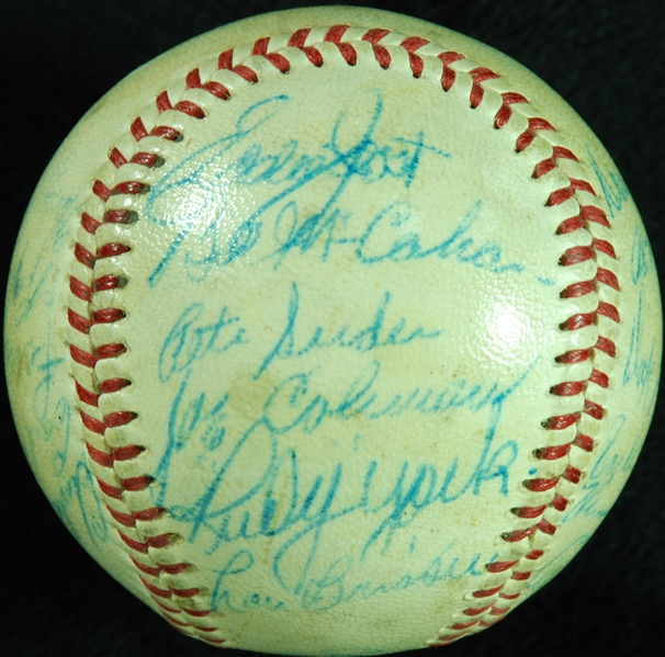 1948 Philadelphia Athletics Team-Signed ONL Baseball (23)