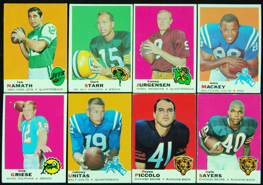 1969 Topps Football Near-Set (259/263)