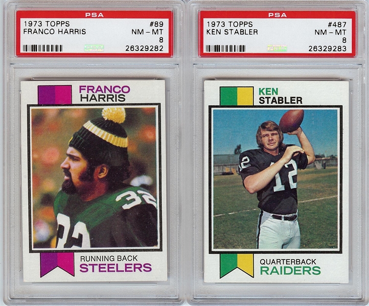 Super High-Grade 1973 Topps Football Complete Set (528)