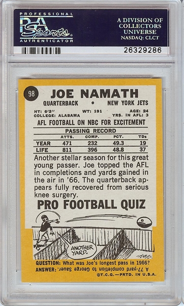 High-Grade 1967 Topps Football Near-Set (130/132)