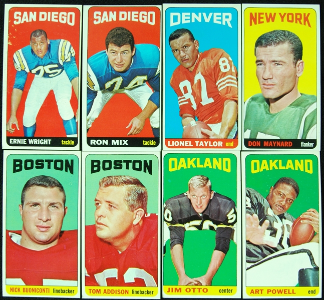 1965 Topps Football High-Grade Group (60/176)