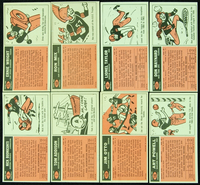 1965 Topps Football High-Grade Group (60/176)