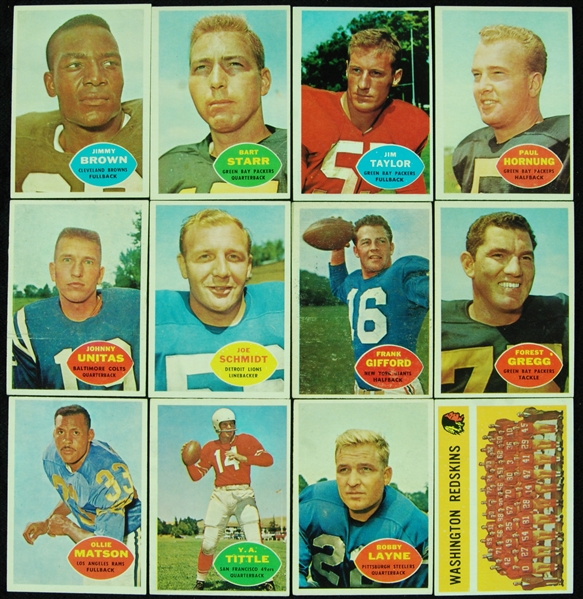 1960 Topps Football Complete Set (132)