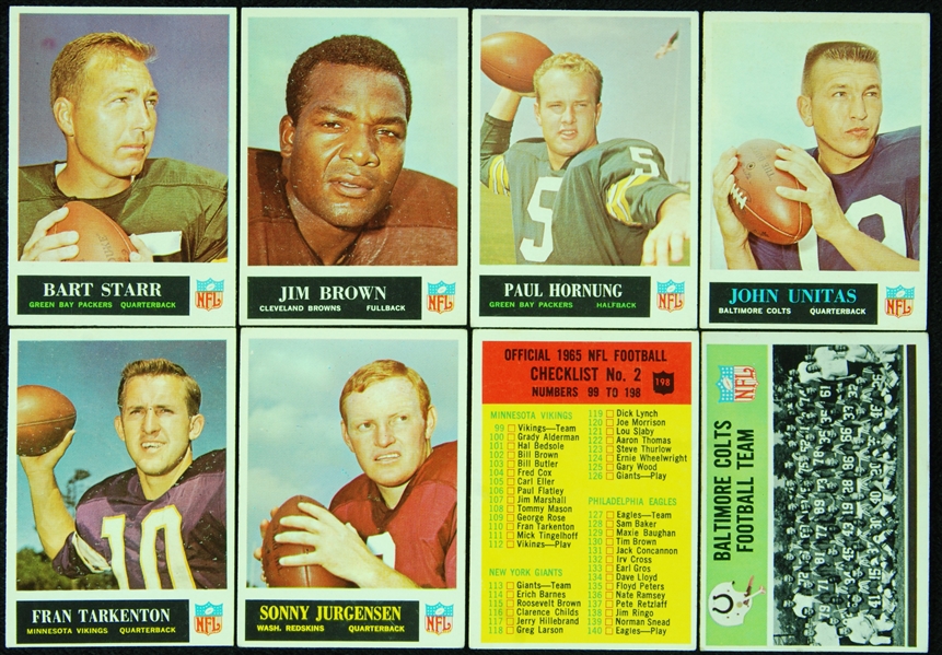 1965 Philadelphia Gum Football Complete Set (198)