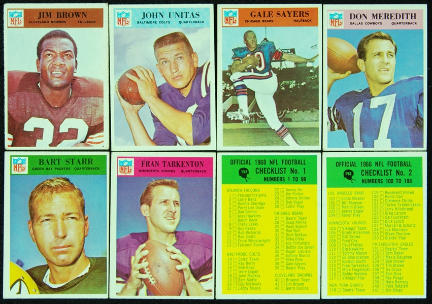 1966 Philadelphia Gum Football Near-Set (192/198)