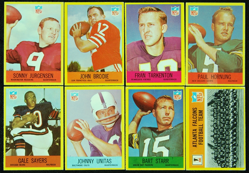 1967 Philadelphia Gum Football Complete Set (198)