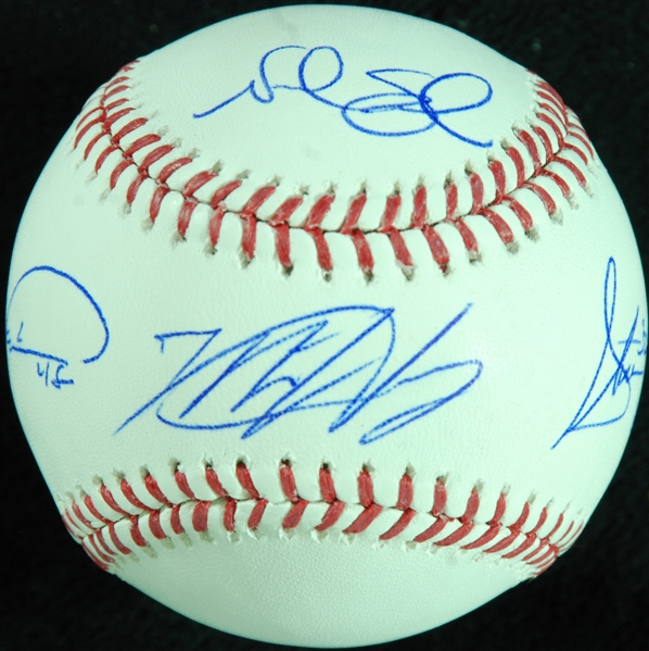 Syndergaard, deGrom, Harvey & Matz Signed OML Baseball (Fanatics)