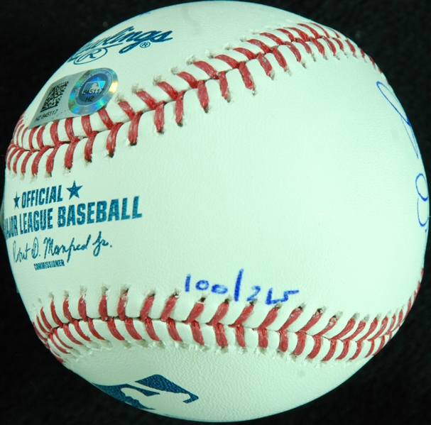 Syndergaard, deGrom, Harvey & Matz Signed OML Baseball (Fanatics)