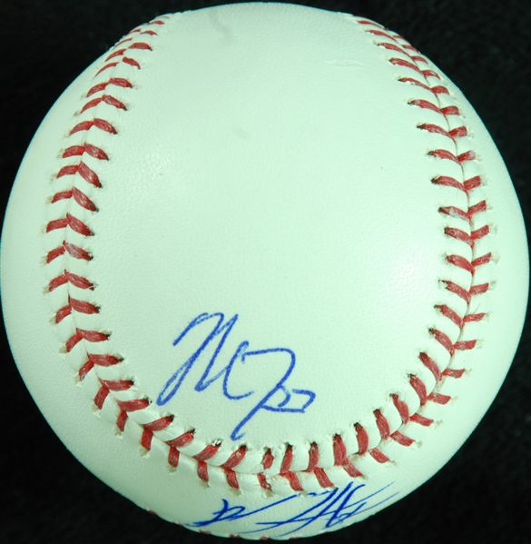 Bryce Harper & Mike Trout Dual-Signed OML Baseball (PSA/DNA) (MLB)