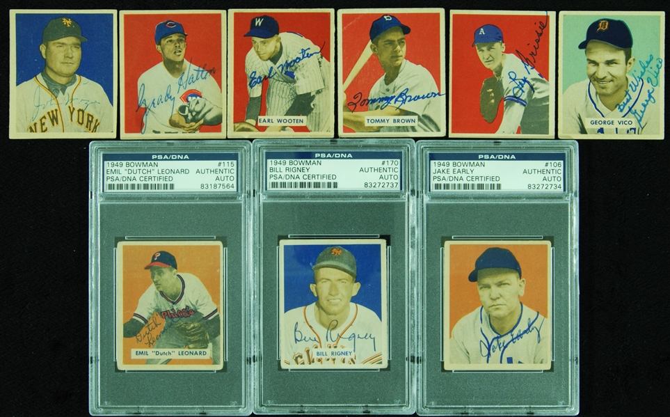 Signed 1949 Bowman Group (9)