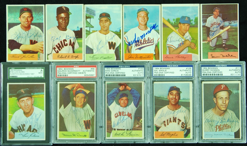 Signed 1954 Bowman Group (11)