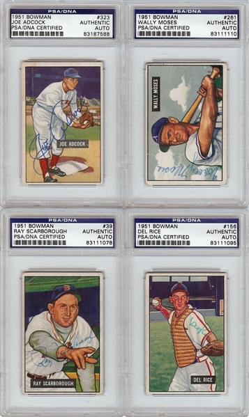 Signed 1951 Bowman Group (31)