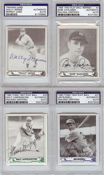 Signed Play Ball Reprint Hoard (115)