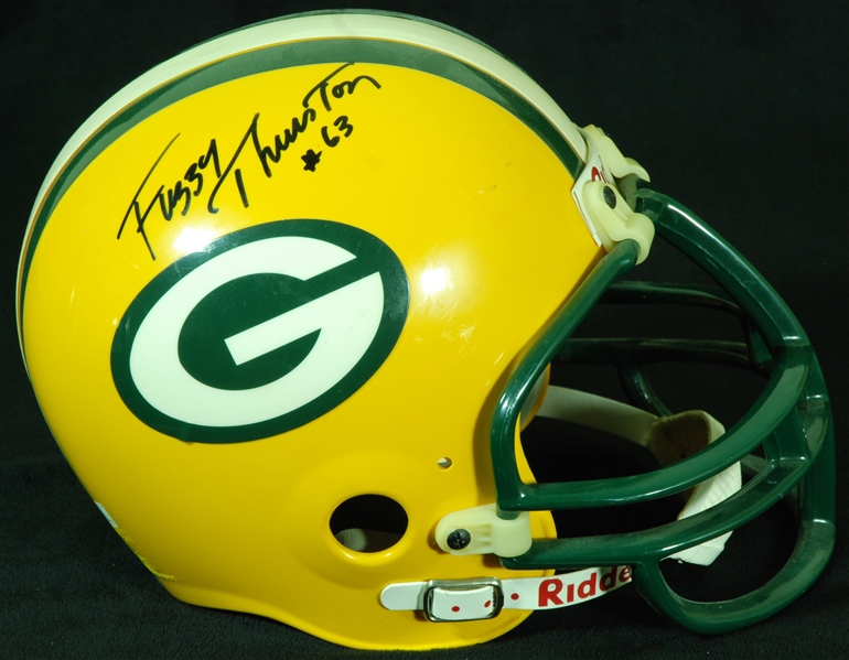 Fuzzy Thurston Signed Packers Full-Size Helmet (PSA/DNA)