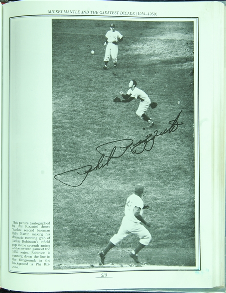 Multi-Signed The New York Yankees Book (44) with DiMaggio, Steinbrenner