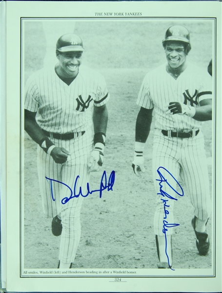 Multi-Signed The New York Yankees Book (44) with DiMaggio, Steinbrenner