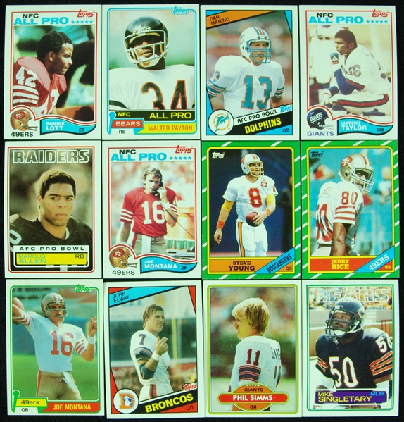 1980-86 Topps Football High-Grade Complete Set Run (7)