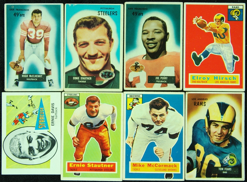 Vintage Topps and Bowman Football With Hall of Famers (94)