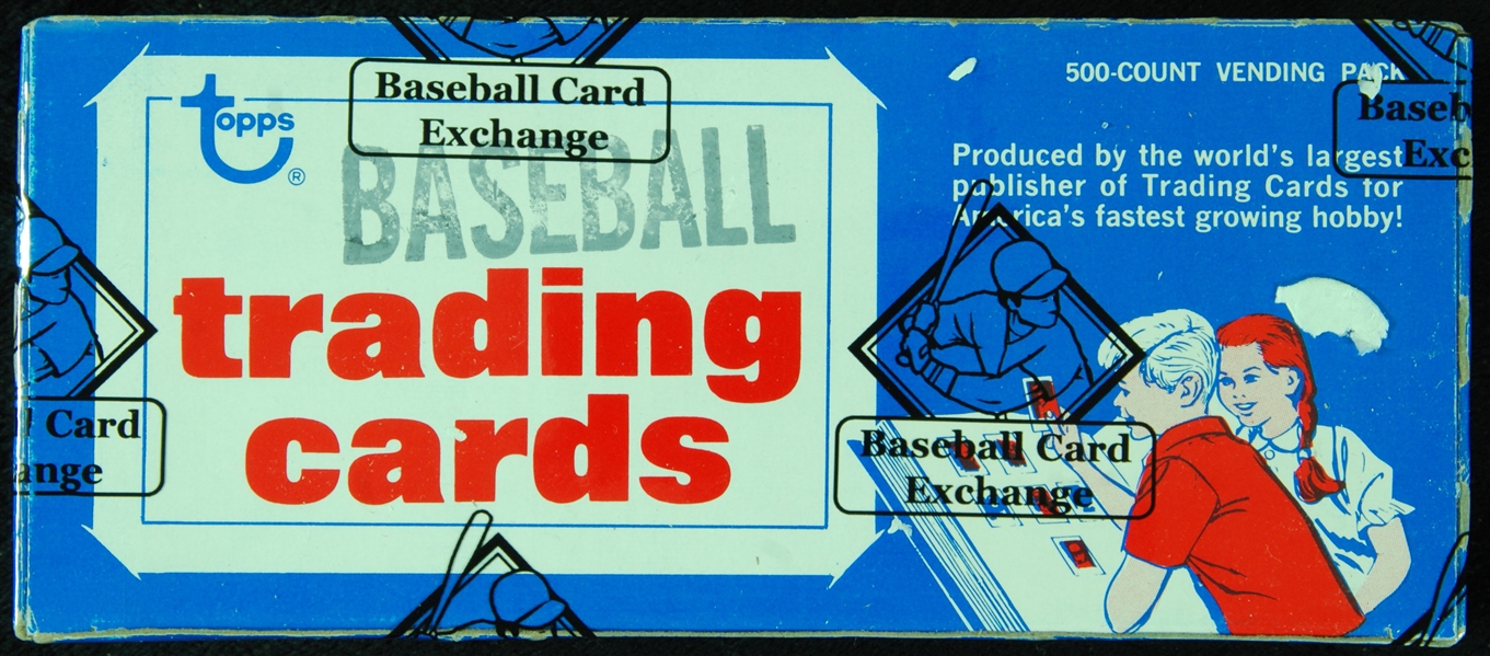 1976 Topps Baseball Vending Box (500) (Fritsch/BBCE)