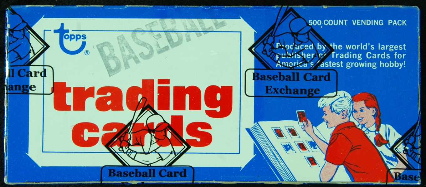 1977 Topps Baseball Vending Box (500) (Fritsch/BBCE)