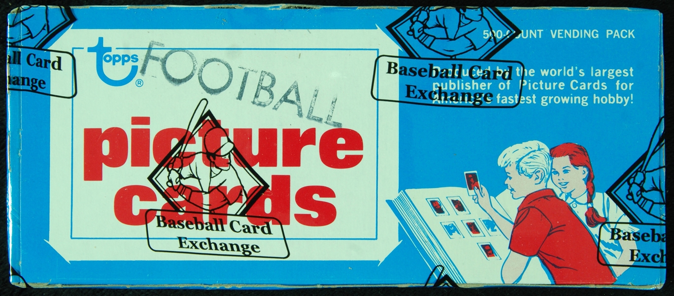 1982 Topps Football Vending Box (500) (Fritsch/BBCE)