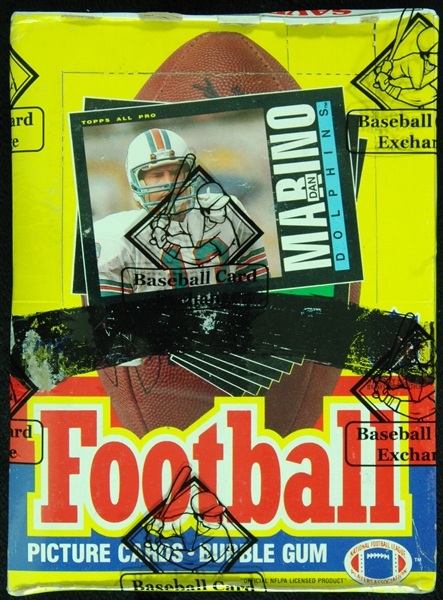 1985 Topps Football Wax Box (36) (BBCE)