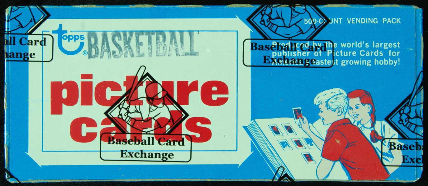 1981-82 Topps Basketball Vending Box (500) (Fritsch/BBCE)