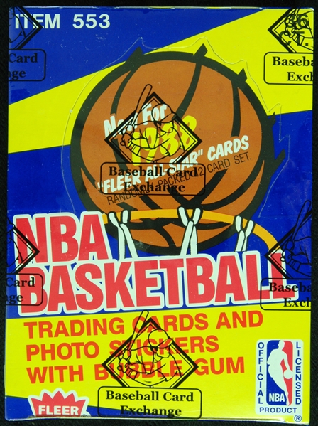 1988-89 Fleer Basketball Wax Box (36) (Fritsch/BBCE)