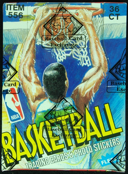 1989-90 Fleer Basketball Wax Box (36) (Fritsch/BBCE)