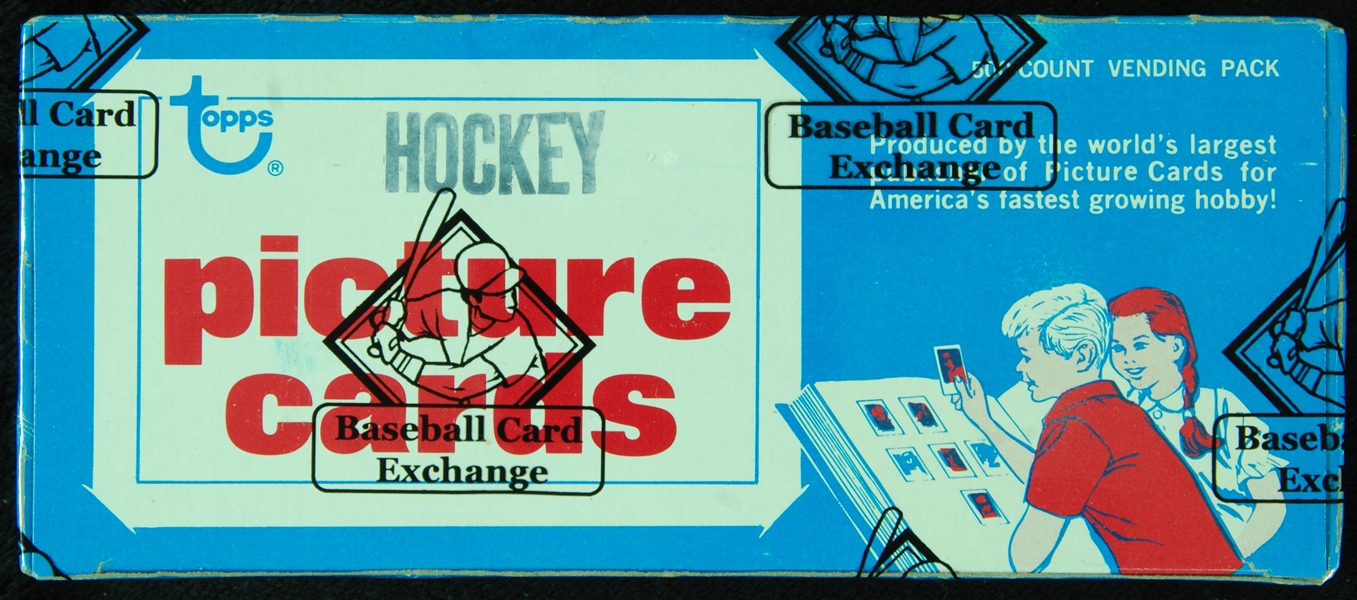 1981-82 Topps Hockey Vending Box (500) (Fritsch/BBCE)