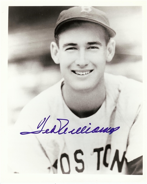 Ted Williams Signed 8x10 Photo