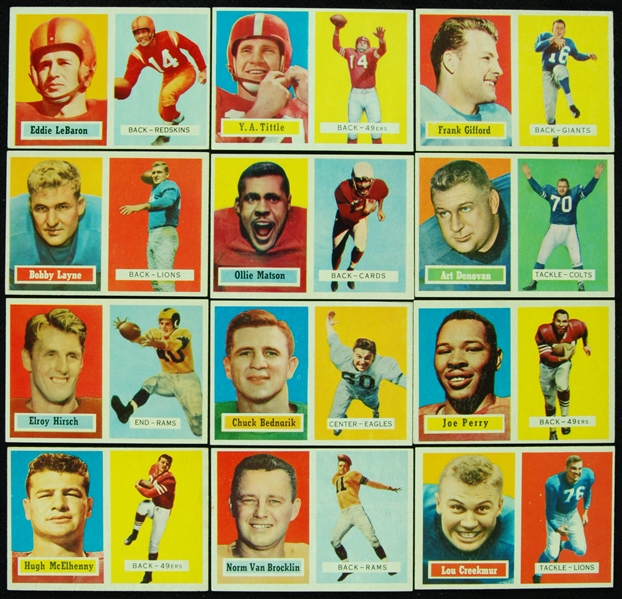 1957 Topps Football Partial Set (135/176)