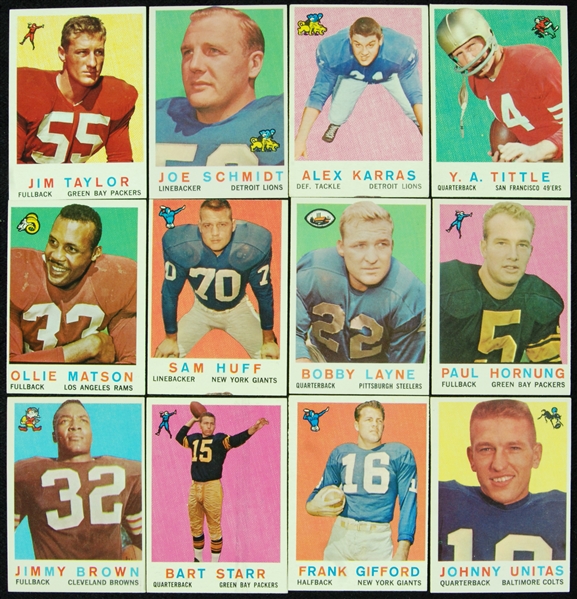 1959 Topps Football Complete Set (176)